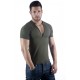 V NECK BOTONES